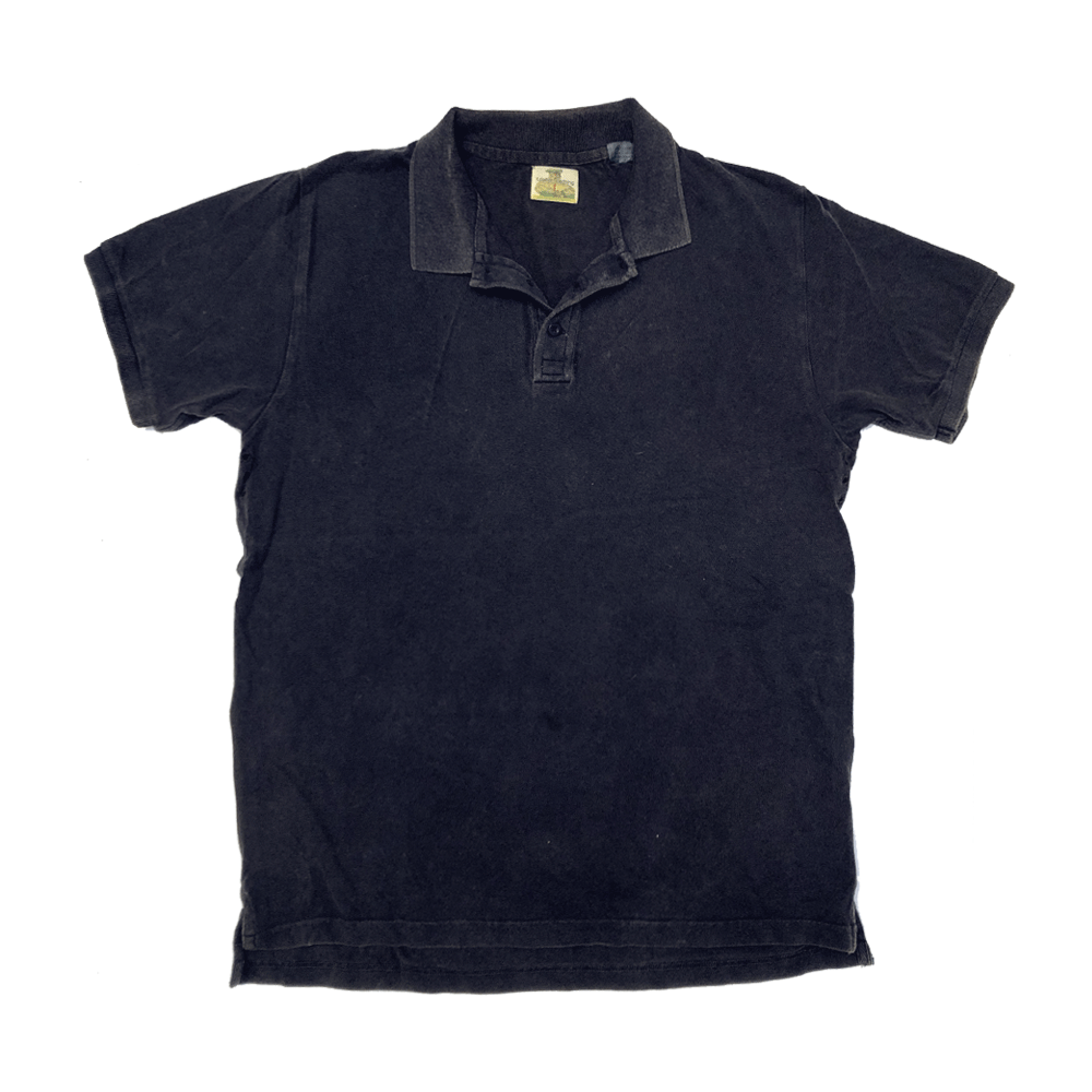 Navy Stone Washed Polo